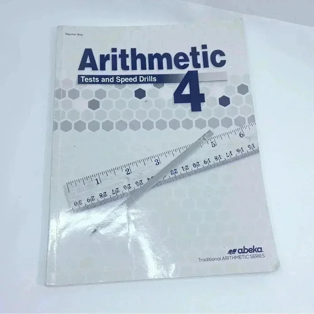 Abeka arithmetic math teacher answer key test‎ and speed drill 4 th grade